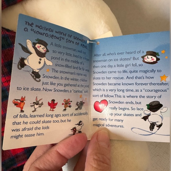 NWT Vintage 1997 Snowden Plush Snowman - Target Exclusive Christmas - Picture 4 of 13